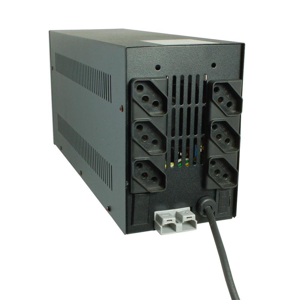 Nobreak 1200va Entrada 220v E Saída 220v New Flash Ups Semi Senoidal Upsai Cor Preto