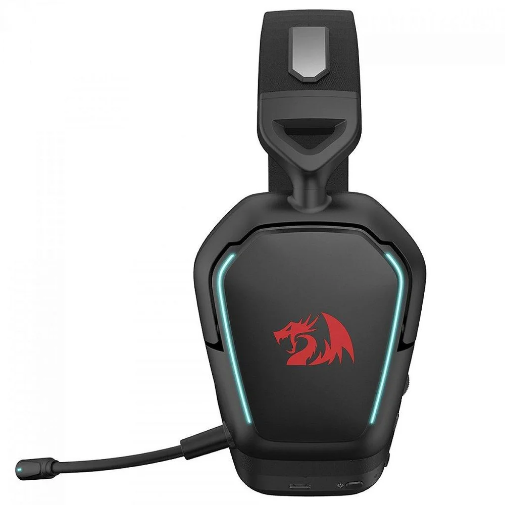 Imagem 3 de 5 do produto Headset Gamer Redragon Mira, Drivers De 40mm, Microfone Destacável, Cancelamento De Ruído, Black