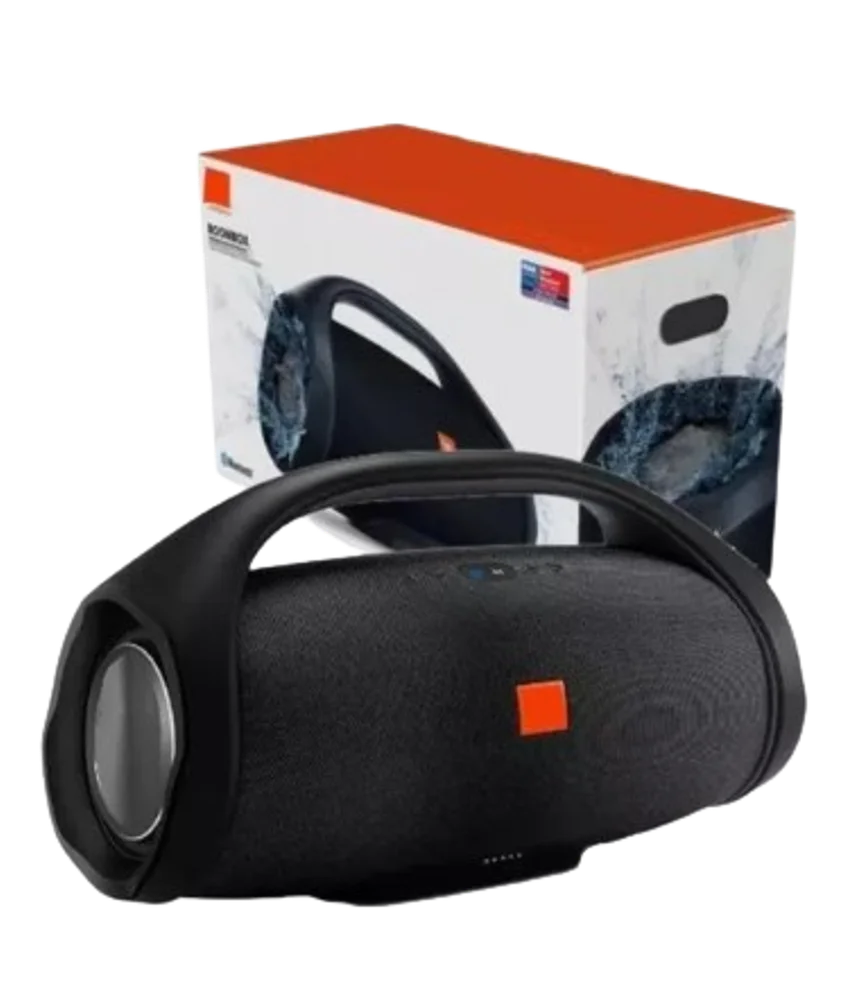 Imagem 3 de 3 do produto Caixa de Som Portátil 40W Booms Box Bluetooth 22cm Cor Preto