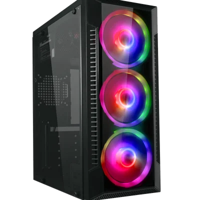 Computador PC Gamer RGB Core I7 16gb Ram SSD 240GB Vga Rx 580 8GB