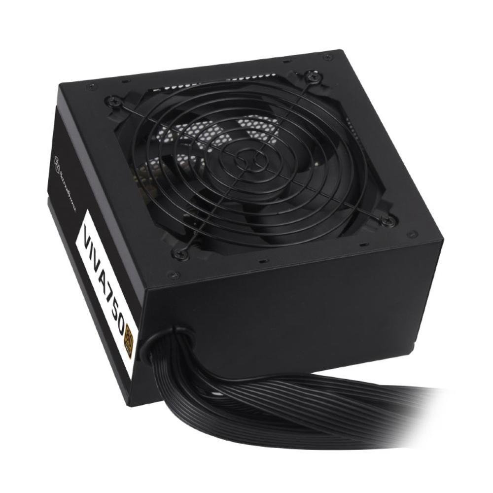 Imagem 3 de 3 do produto Fonte 750w Silverstone Viva 750 - Pfc Ativo - Eficiência 80% - 80 Plus® Bronze - Sst-va750-b
