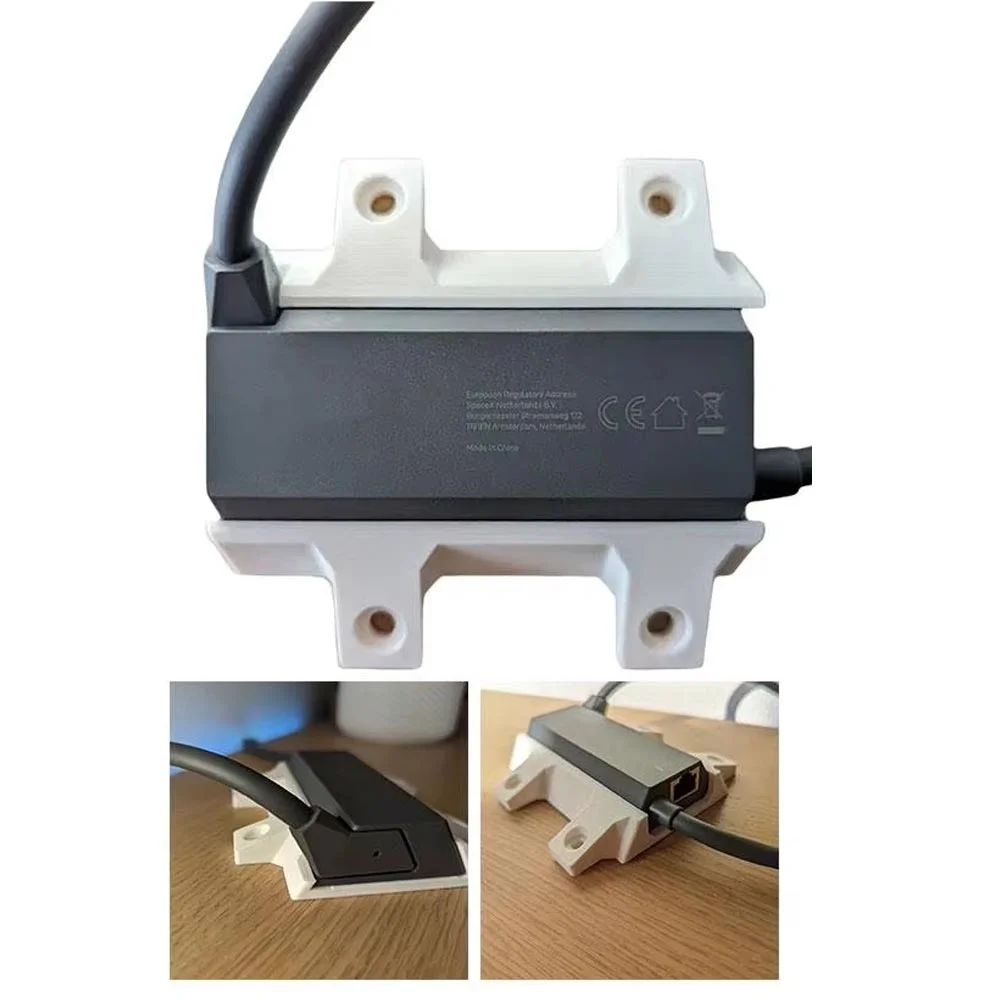 Imagem 3 de 3 do produto Suporte De Parede Para Adaptador Starlink Ethernet Branco