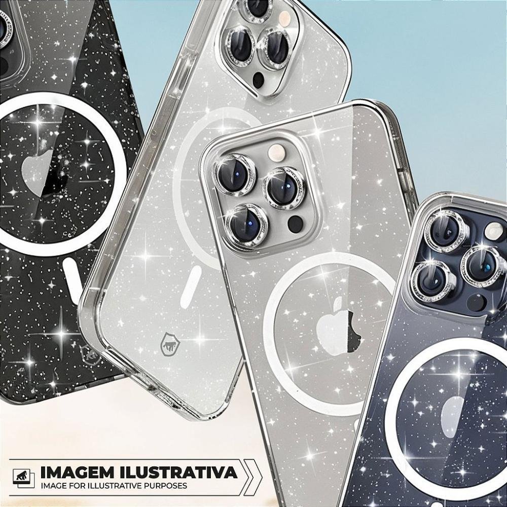 Imagem 4 de 5 do produto Capa Para Iphone 14 Pro - Magsafe Glitter - Gshield