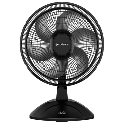 Ventilador De Mesa Cadence, 40cm, 6 Pás, 140W, 127v, Preto         Vtr410