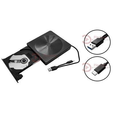 Leitor E Gravador De Cd Dvd Externo Para PC E Notebook Usb 3.0 Drive Portátil Slim Preto Usb C Mac Ultrabook WINDOWS