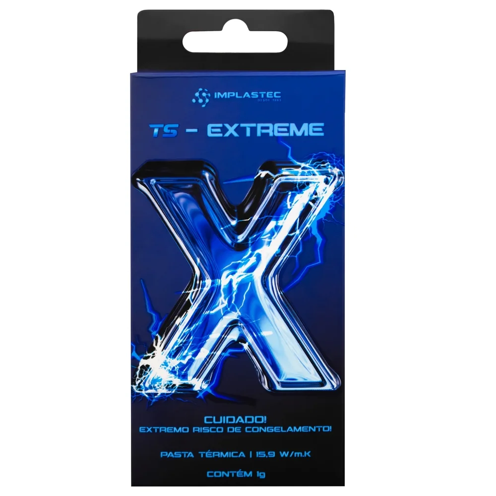 Imagem 2 de 5 do produto Pasta Térmica Implastec Ts Extreme 1g, 15.9w/mk, Patsext1pc