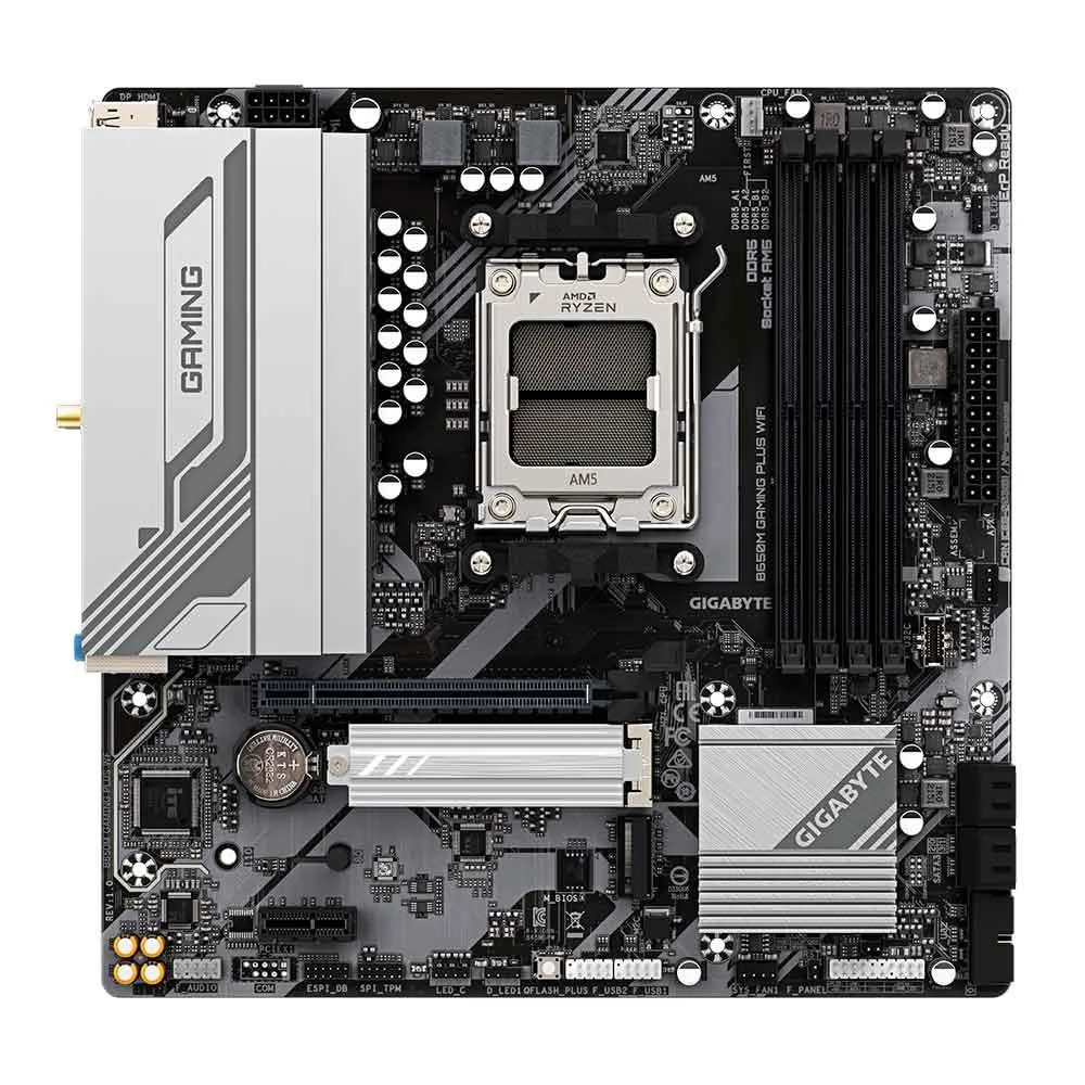 Placa Mãe Gigabyte B650m Gaming Plus Wifi (ver. 1.0), Ddr5, Am5, Micro Atx 5