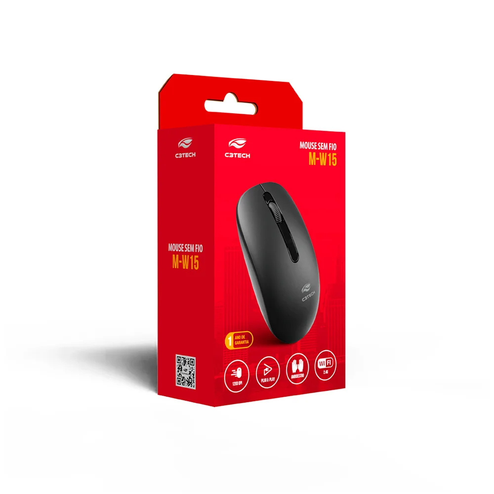 Imagem 3 de 5 do produto Mouse C3tech Wireless 2.4ghz