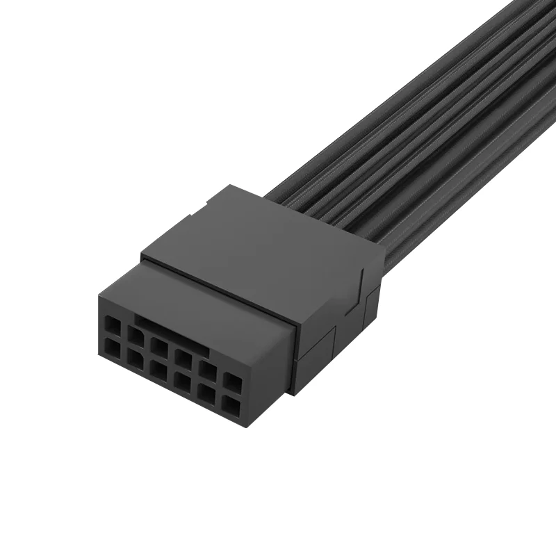 Imagem 4 de 5 do produto Cabo De Extensão Gpu PCi-e 5.0 12vhpwr 16 (12+4) Pinos, Preto, 300mm, RTX 4080+ e RTX 50 Series