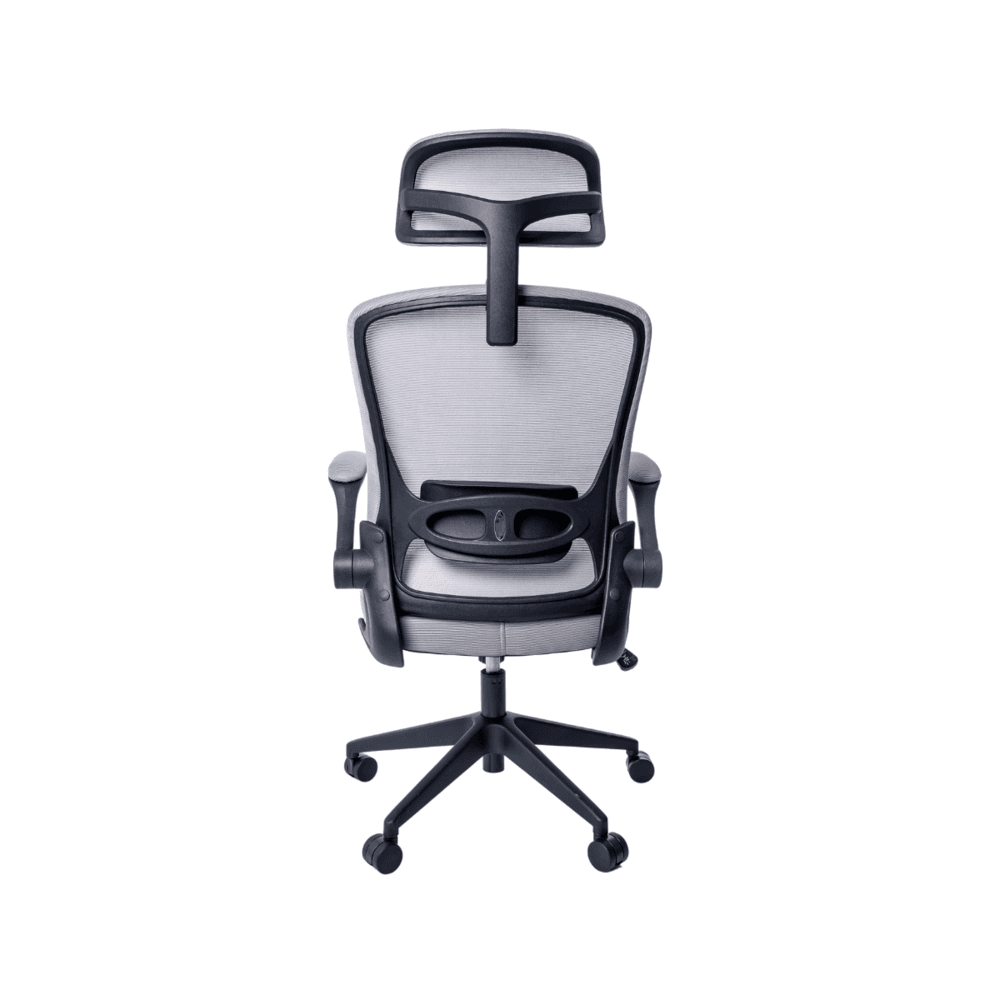 Imagem 2 de 5 do produto Cadeira De Escritório Giratória Cinza Gênesis Owl