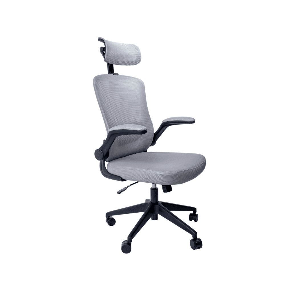 Imagem 3 de 5 do produto Cadeira De Escritório Giratória Cinza Gênesis Owl