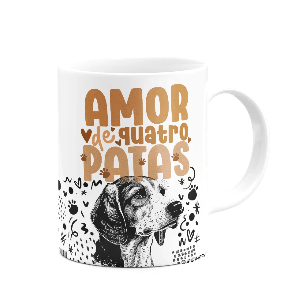 Imagem 3 de 3 do produto Caneca - Amor De Quatro Patas - Cachorro Beagle