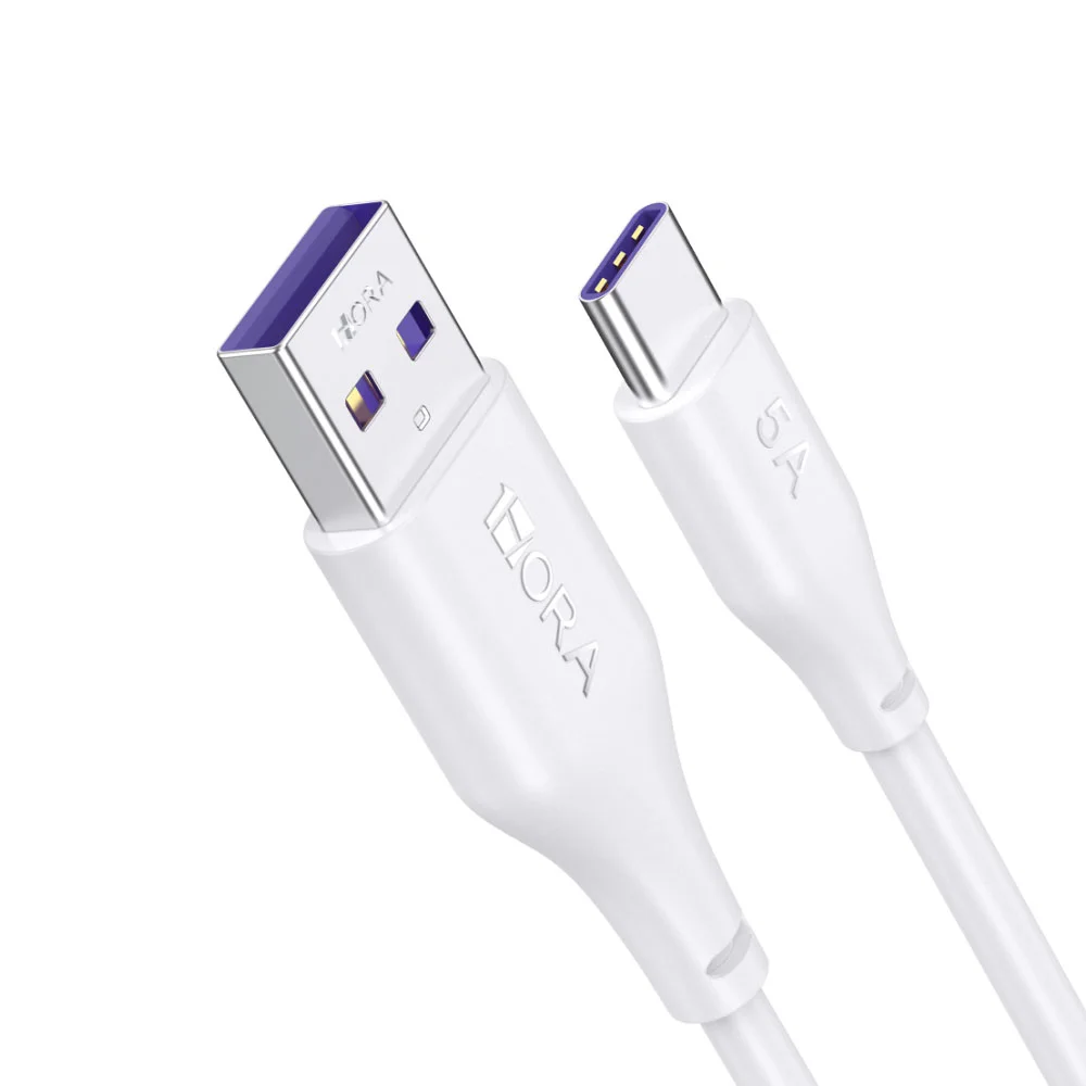 Imagem 4 de 5 do produto Cabo De Dados Usb C 1 Hora 5a Macho 2 Metros Branco