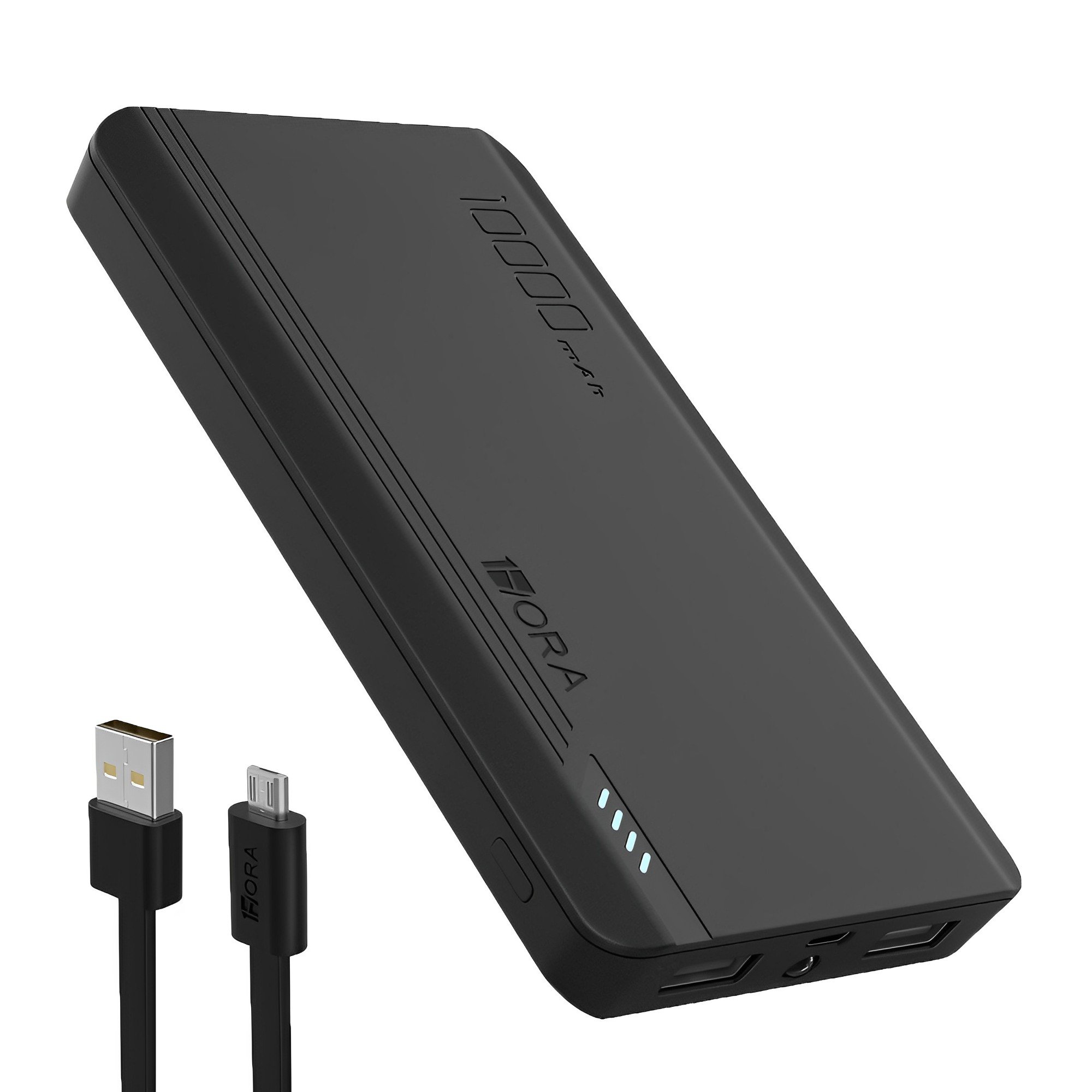Carregador Portátil 1 Hora Power Bank 10000mah Preto