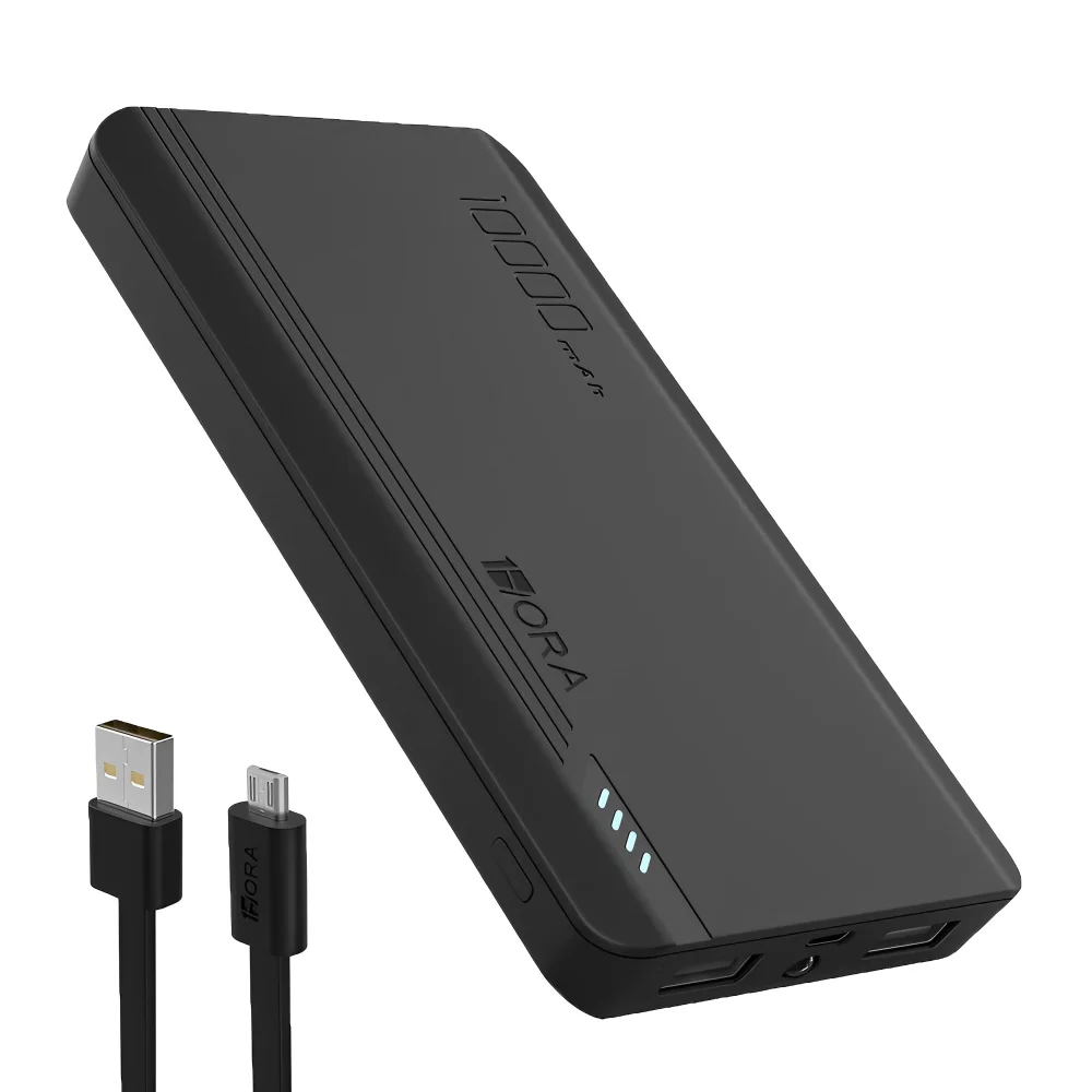 Carregador Portátil 1 Hora Power Bank 10000mah Preto