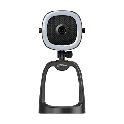 Microfone Mesa Usb A Boya Tudo Em Um Câmera 1080p Preto