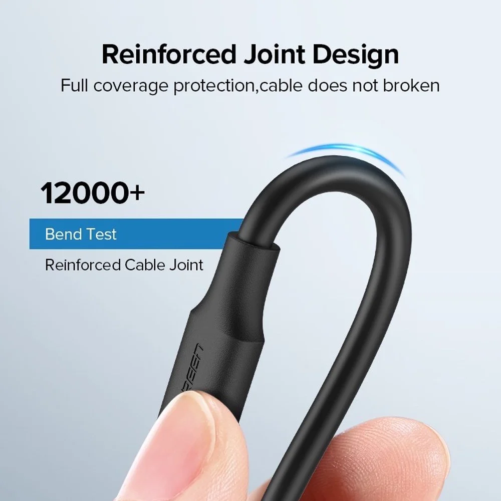 Imagem 3 de 5 do produto Cabo Usb 2.0 Para Usb-c 1.0m Preto Us287 - Ugreen