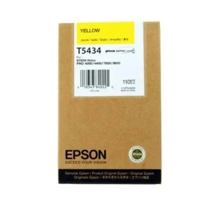 Cartucho De Tinta Epson T5434 amarelo | Epson Stylus Pro 4000 7600 9600