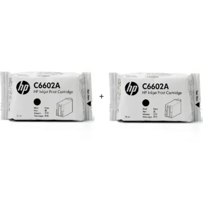 Cartucho De Tinta Hp C6602a Kit 2 Preto | Ij6000 Ij6160 Ij7102