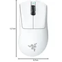 Mouse Gamer Razer Deathadder V3 Pro, 63g Ultraleve, 90hr De Bateria, Recarregável, 30000 DPI, Branco