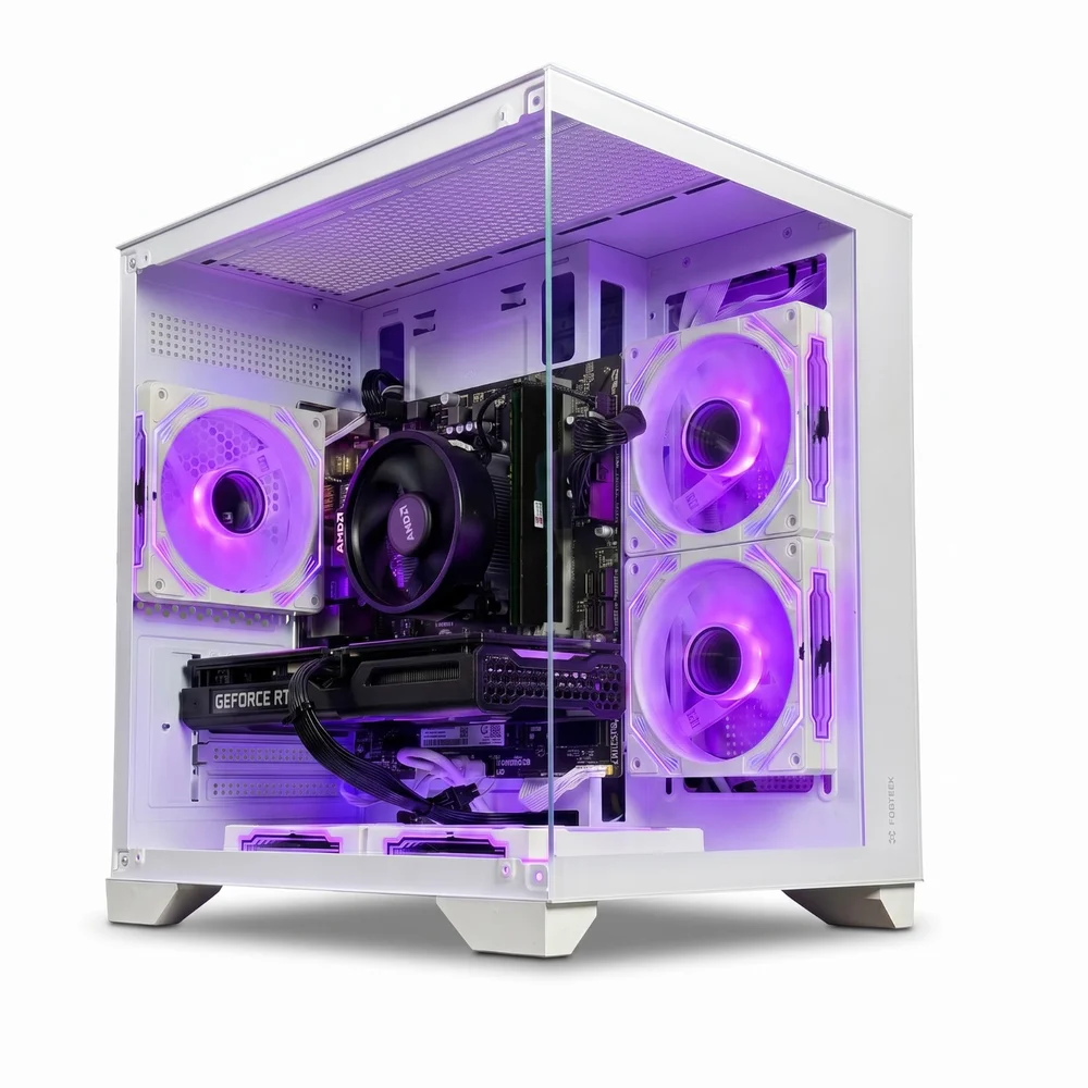 PC Gamer Aquario Branco Ryzen 5 5500 | RTX 2060 Super 8GB | 16GB Ram | SSD Nvme 1TB | Win11 Pro - view 4