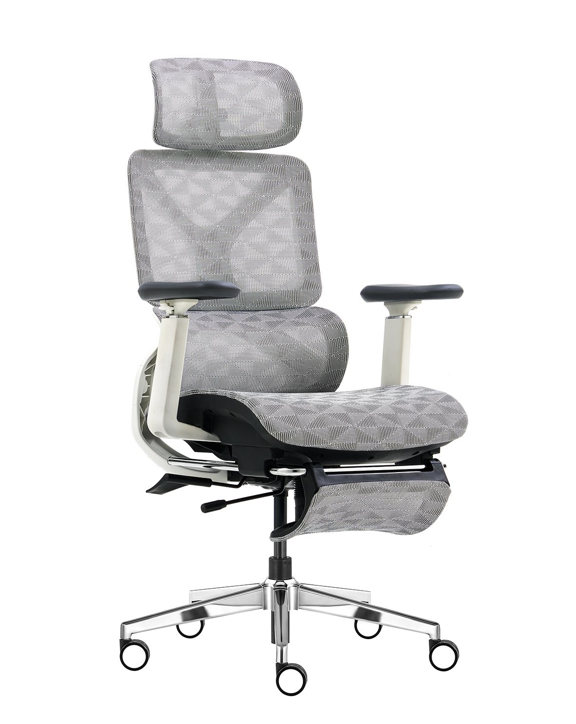 Cadeira De Escritório Ergonômica Sensetup Celentia A161 Mesh Branca