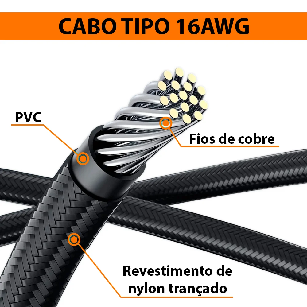 Imagem 4 de 5 do produto Cabo PCi-e 5.0 12vhpwr 16 Pinos (12+4) Adaptador para 3 X 8 Pinos (6+2) de Gpu Comum, 300mm, Preto, RTX 40, 50+ Series