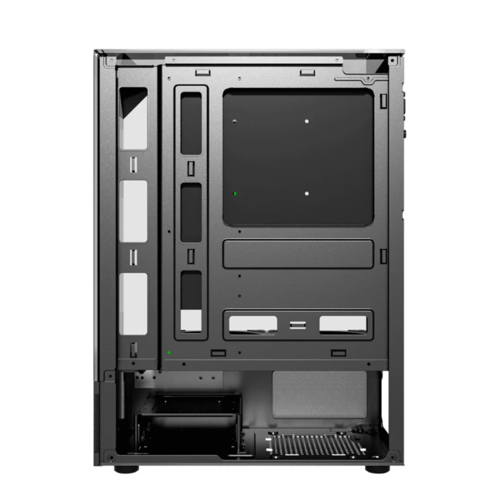 Imagem 4 de 5 do produto Gabinete Liketec Kingdom Dark Mid Tower Vidro Temperado Usb S/fan Preto