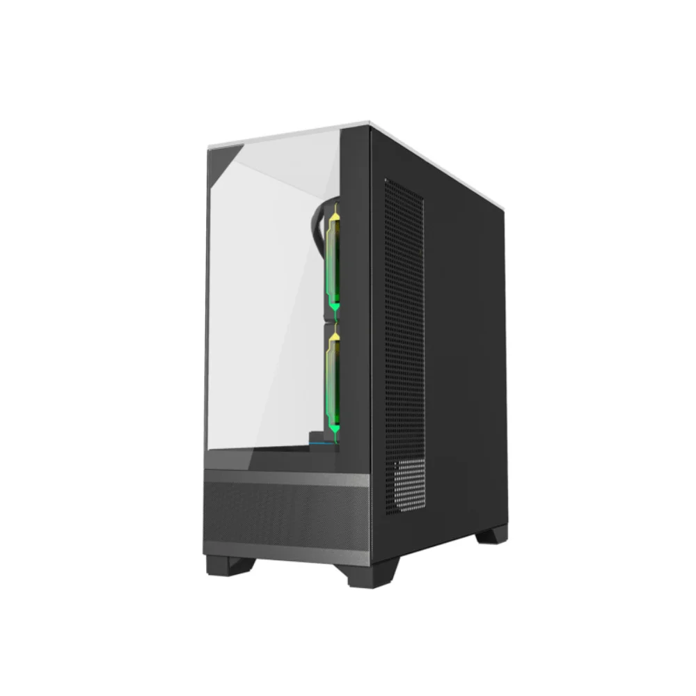 Imagem 5 de 5 do produto Gabinete Liketec Mahal Dark Mid Tower Vidro Temperado Usb S/fan Preto