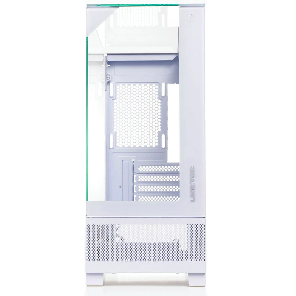 Imagem 4 de 5 do produto Gabinete Liketec Mahal Snow Mid Tower Vidro Temperado Usb S/fan Branco