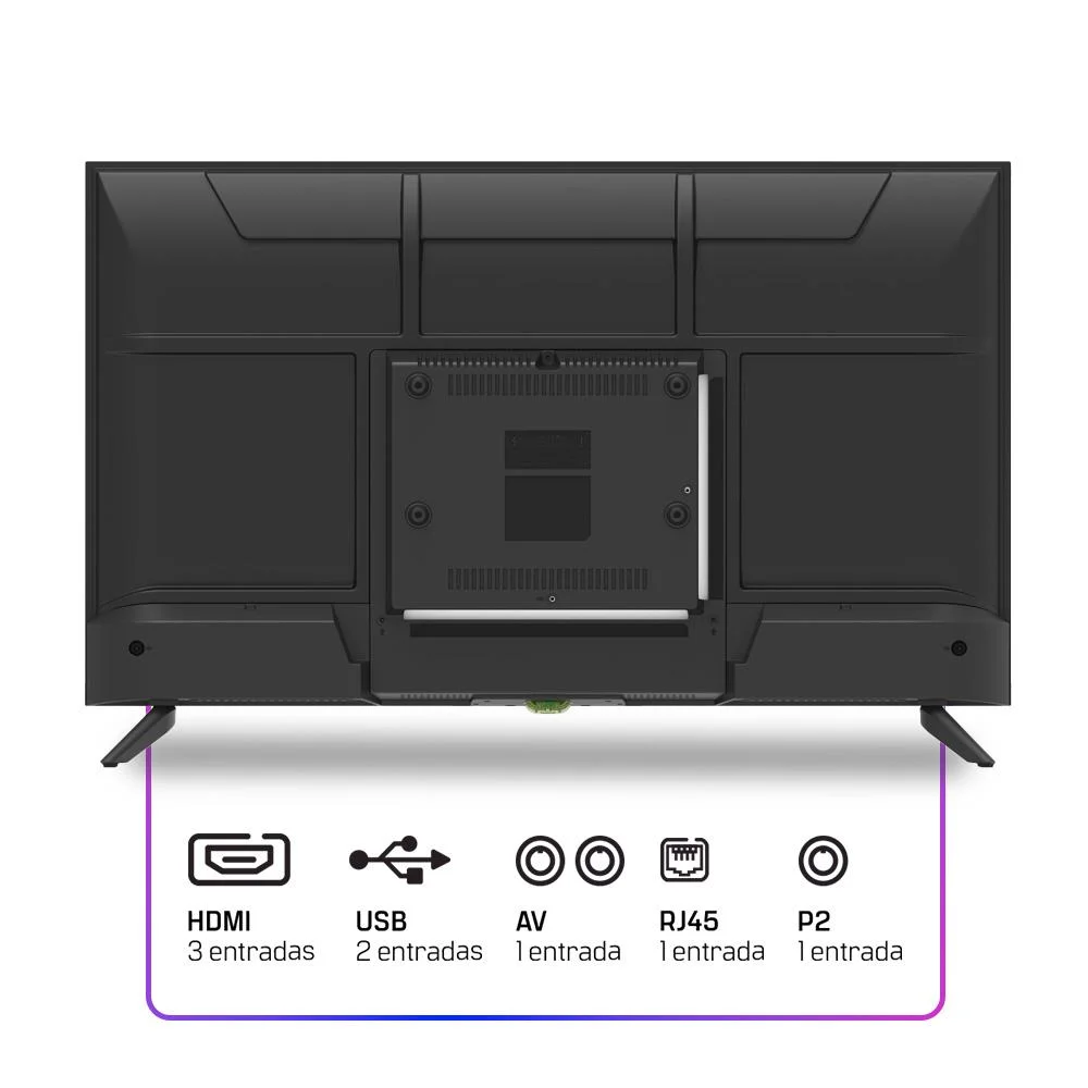 Smart Tv Hq 32" Hd Tela Sem Bordas Sistema Android Design Slim Hqs32nkhm 8