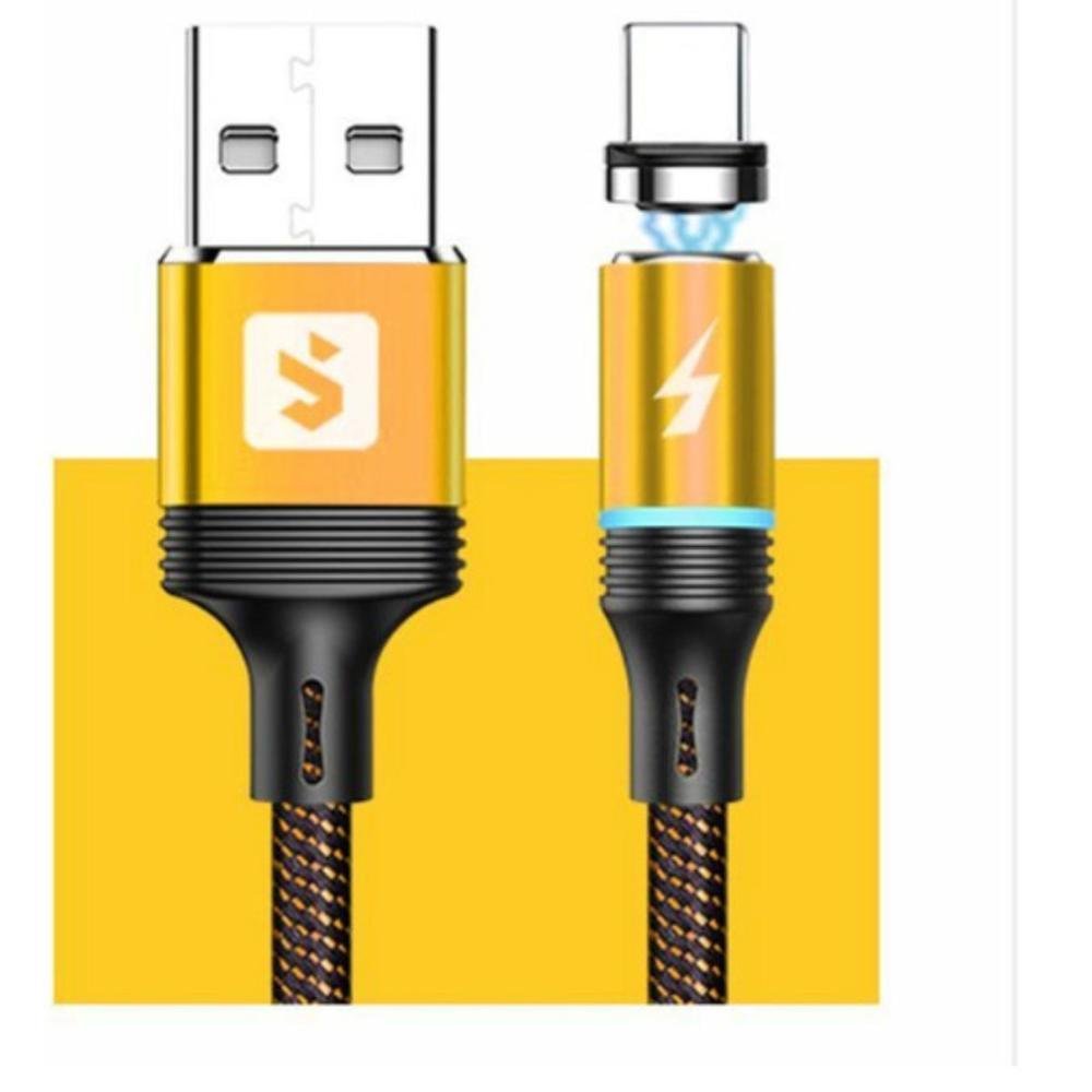 Imagem 3 de 3 do produto Cabo Para Carregador Magnético 2.4a 1 M Sumex - Sx-b16i6 ( Dourado )