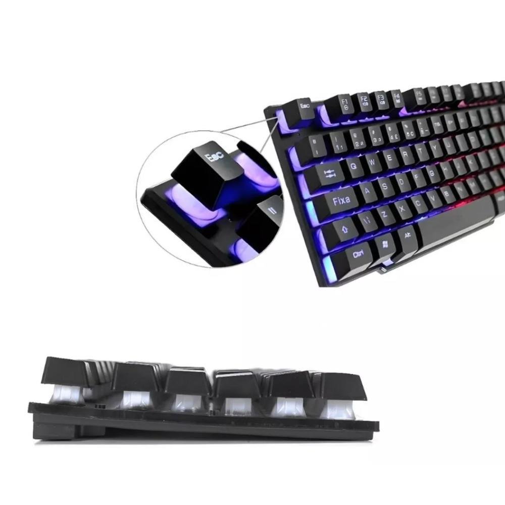 Teclado Mecânico Gamer Switch Blue Led Rgb 7