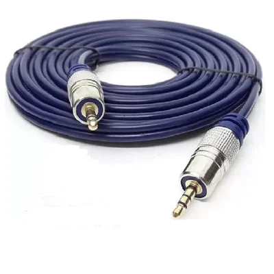 Cabo P2 + P2 St Metal Profissional - Cabo Azul- 2m Tebera