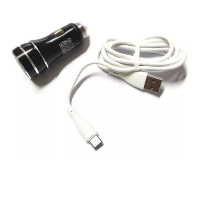 Carregador Veicular 3.4 Micro Le-527v - Lelong (preto)
