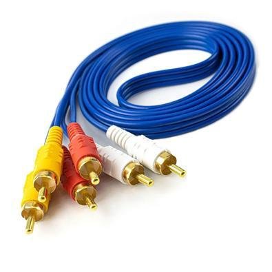 Cabo Rca/rca Macho 3 Saidas 1,5mts Lucky Amazonia Acessories