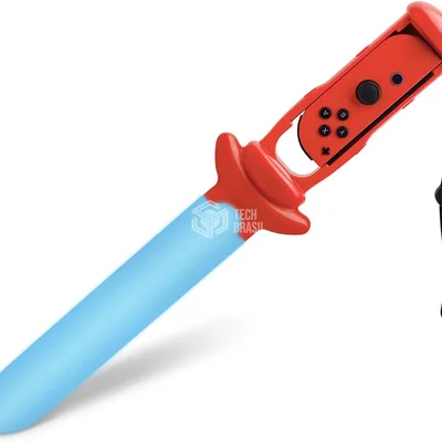 Espada LED Zelda Para Nintendo Switch E Switch OLED Joy-con Suporte Azul E Vermelho