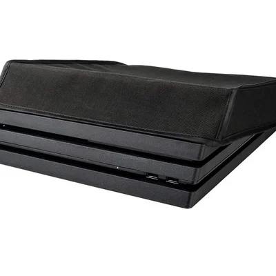 Capa De Proteção Antipoeira Para Playstation 4 Pro Preta