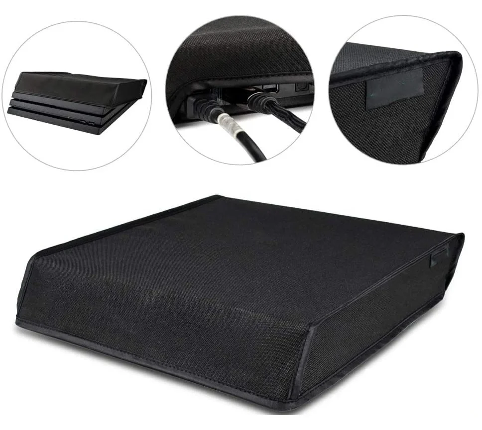 Imagem 3 de 5 do produto Capa De Proteção Antipoeira Para Playstation 4 Pro Preta