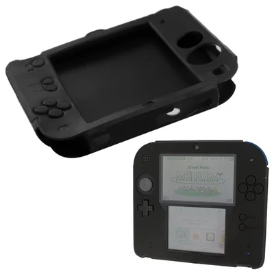 Capa Protetora Silicone Para Nintendo 2ds Preto