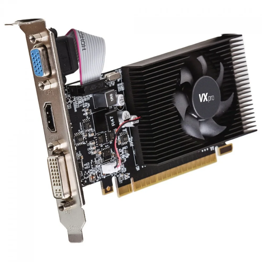 Imagem 5 de 5 do produto Placa De Vídeo Vx Pro Duex GT 210 GeForce 1GB, DDR3, 64 Bits, Low Profile, VGA/HDMI/DVI - G210lp-1gd3