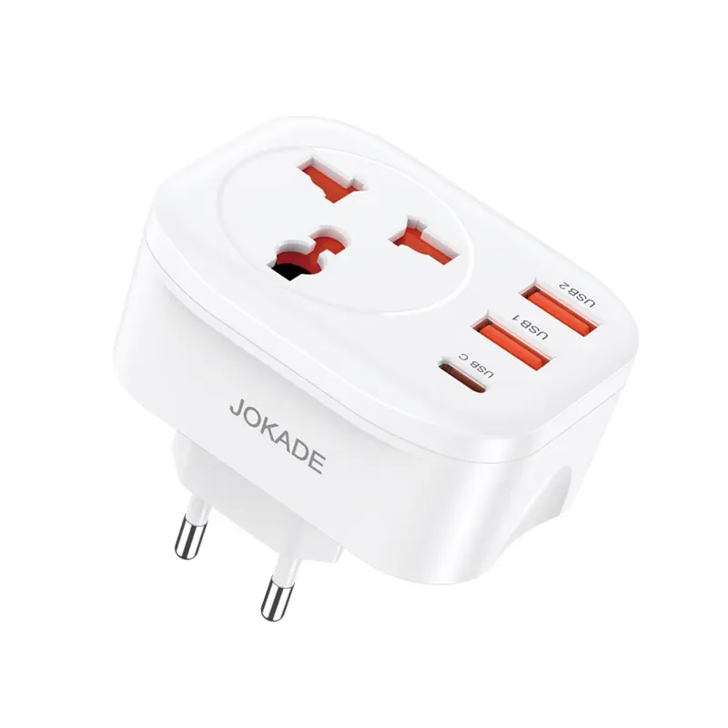 Adaptador Tomada Universal Carregador 2 Usb A 1 Usb-c 12w