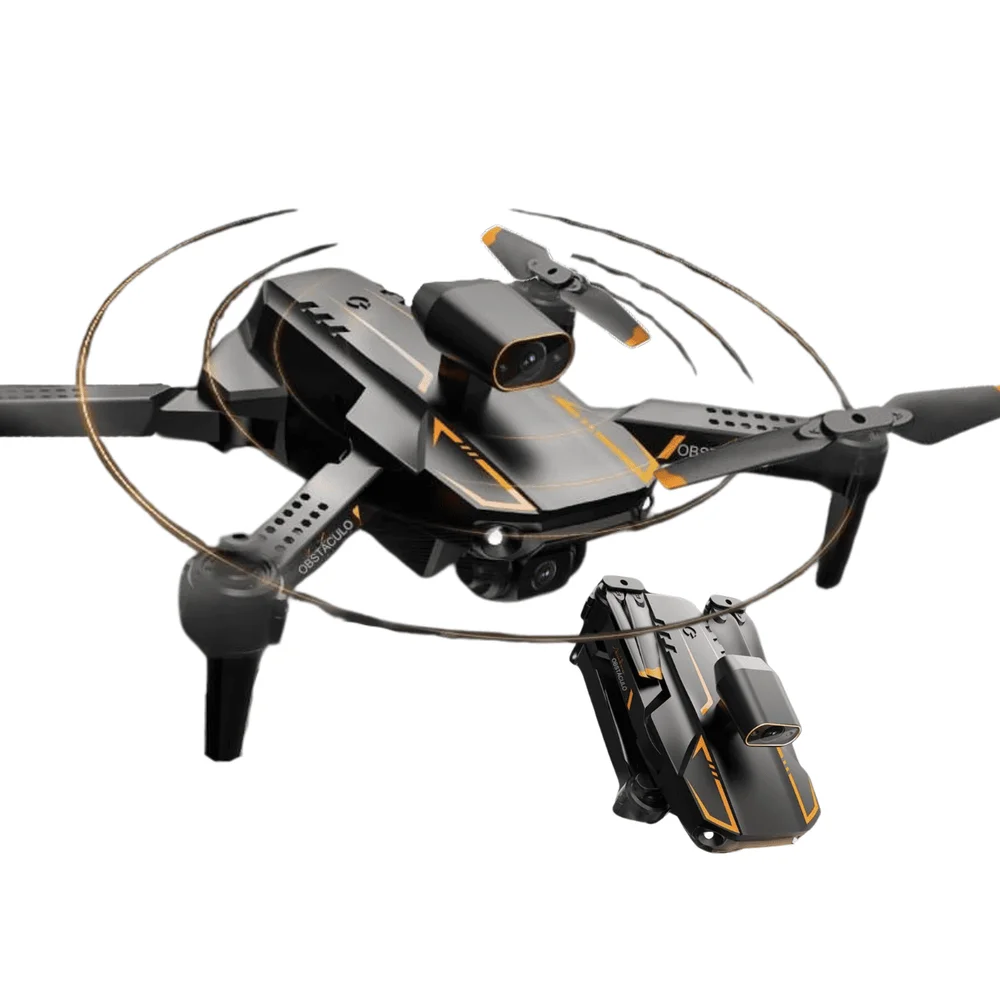 Drone Dual Câmera S91 Max Estável Duas Câmeras Wi-fi 5g Sensor Anti Colisão Com Suporte Para Celular