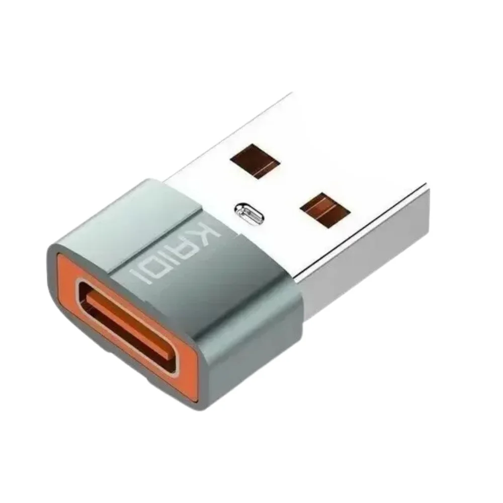 Imagem 1 de 5 do produto Adaptador Usb Tipo-c Macho Para Usb Fêmea Otg Transmissão Rápida