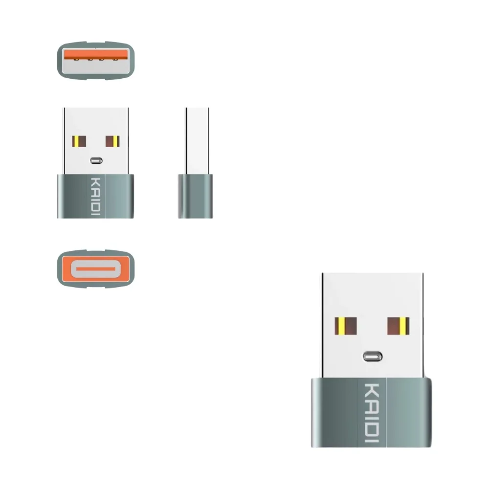 Imagem 3 de 5 do produto Adaptador Usb Tipo-c Macho Para Usb Fêmea Otg Transmissão Rápida