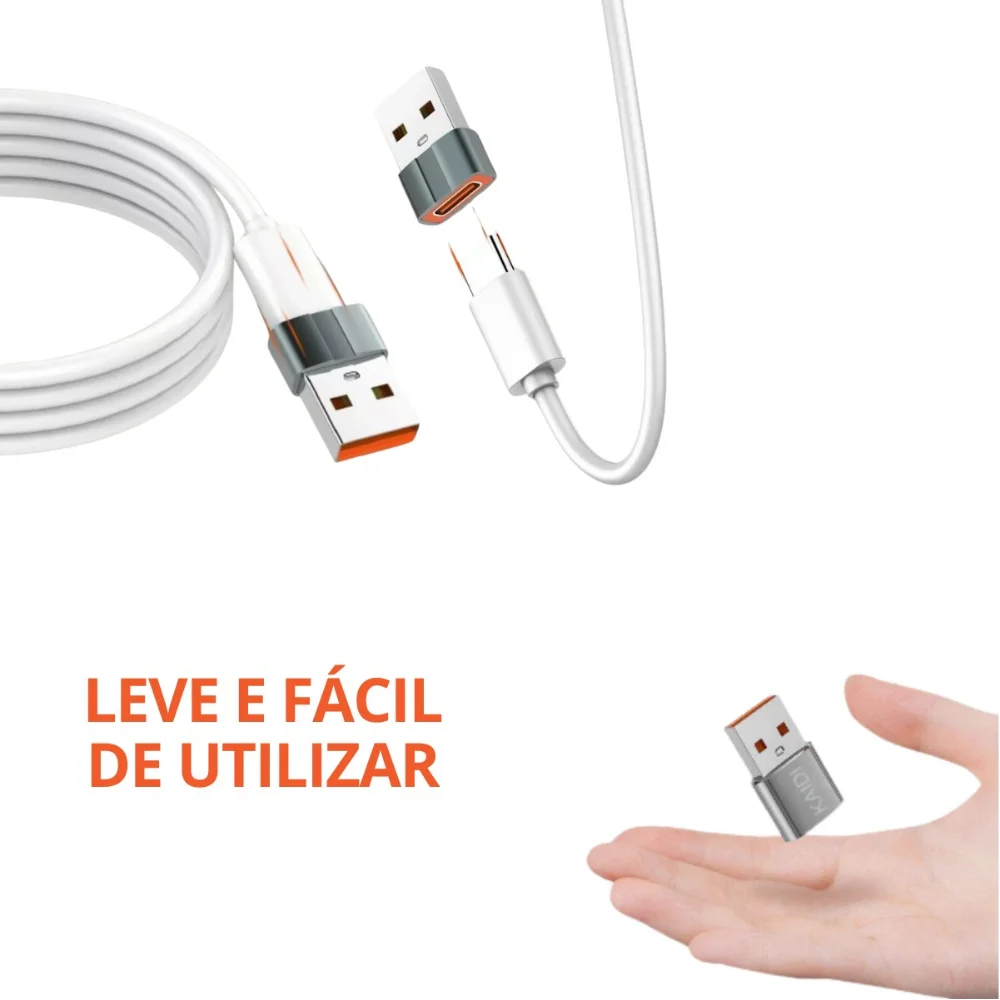 Imagem 4 de 5 do produto Adaptador Usb Tipo-c Macho Para Usb Fêmea Otg Transmissão Rápida
