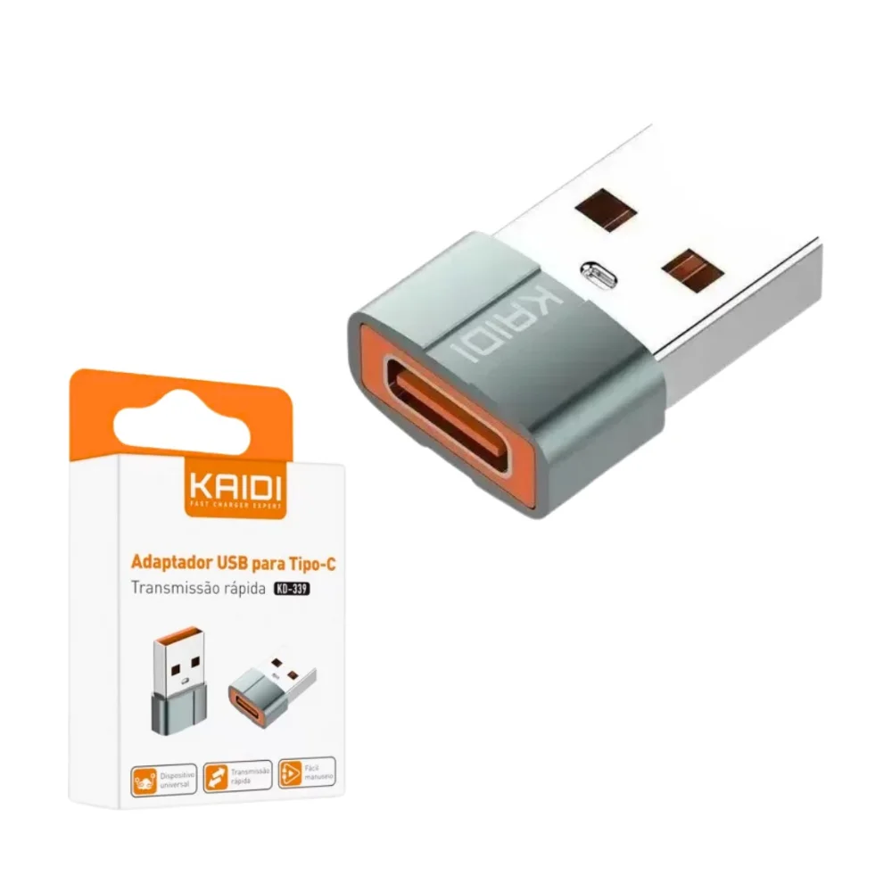Imagem 5 de 5 do produto Adaptador Usb Tipo-c Macho Para Usb Fêmea Otg Transmissão Rápida
