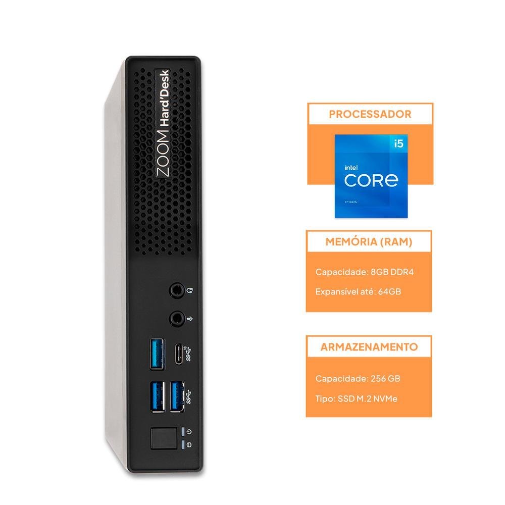 Mini Pc ZOOM HardDesk 7001P Intel i5 11400T 8GB