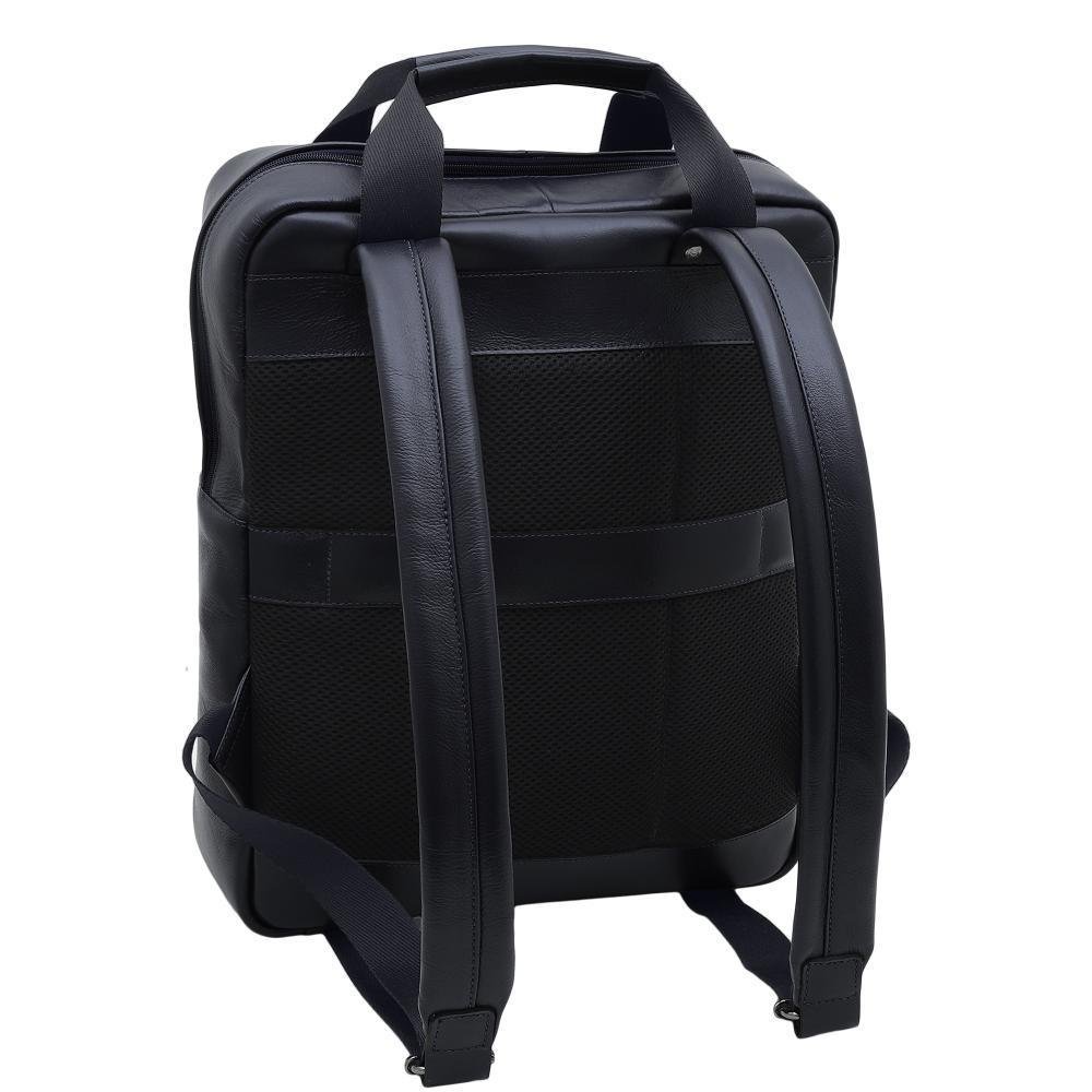 Imagem 5 de 5 do produto Mochila De Couro Couro50 Jacarandá Cor:marinho