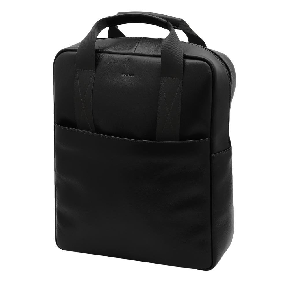 Mochila De Couro Couro50 Jacarandá Cor:preta